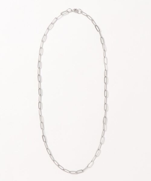 Adoon plain(アドーンプレーン)の「kutirlune/マットチェーンネックレス(ネックレス・メンズ・シルバー・FREE)」の5枚目の写真