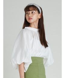 SNIDEL | ボリュームシアーブラウス(シャツ/ブラウス)