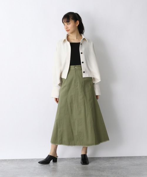 JEANASIS - saさん専用★JEANASIS★ツイードショートオーバーシャツ JEANASIS（ジーナシス）の「ツイードショートオーバーシャツ