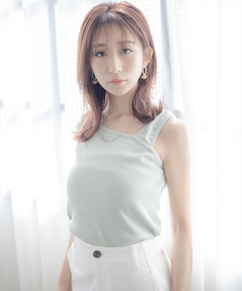 clear（クリア）の「アシンメトリータンクトップ（タンクトップ）」 - WEAR