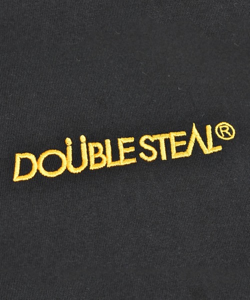 DOUBLE STEAL(ダブルスティール)の「Same Color LOGO TEE(Tシャツ/カットソー・メンズ・ブラック/キャメル/ベージュ/グレー/ホワイト・MEDIUM/X-LARGE/LARGE)」の7枚目の写真