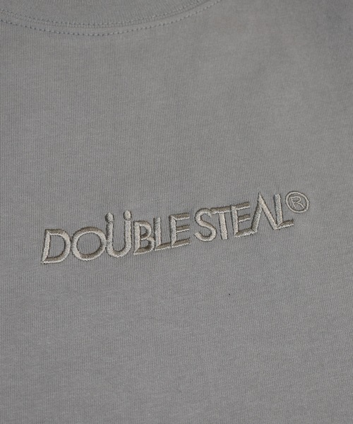 DOUBLE STEAL(ダブルスティール)の「Same Color LOGO TEE(Tシャツ/カットソー・メンズ・ブラック/キャメル/ベージュ/グレー/ホワイト・MEDIUM/X-LARGE/LARGE)」の8枚目の写真
