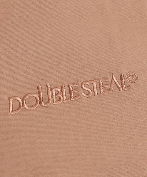DOUBLE STEAL(ダブルスティール)の「Same Color LOGO TEE(Tシャツ/カットソー・メンズ・ブラック/キャメル/ベージュ/グレー/ホワイト・MEDIUM/X-LARGE/LARGE)」の9枚目の写真