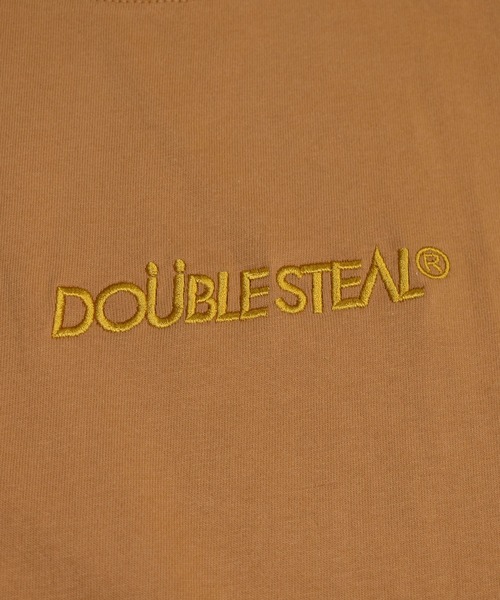 DOUBLE STEAL(ダブルスティール)の「Same Color LOGO TEE(Tシャツ/カットソー・メンズ・ブラック/キャメル/ベージュ/グレー/ホワイト・MEDIUM/X-LARGE/LARGE)」の10枚目の写真