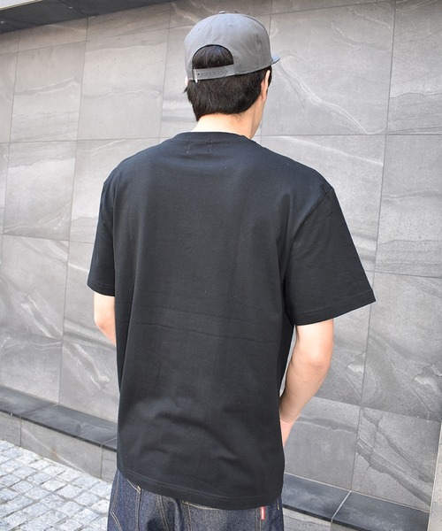 DOUBLE STEAL(ダブルスティール)の「Same Color LOGO TEE(Tシャツ/カットソー・メンズ・ブラック/キャメル/ベージュ/グレー/ホワイト・MEDIUM/X-LARGE/LARGE)」の17枚目の写真