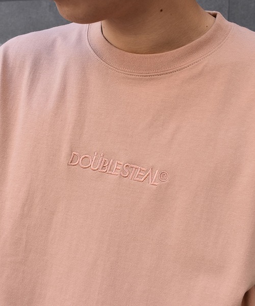 DOUBLE STEAL(ダブルスティール)の「Same Color LOGO TEE(Tシャツ/カットソー・メンズ・ブラック/キャメル/ベージュ/グレー/ホワイト・MEDIUM/X-LARGE/LARGE)」の19枚目の写真