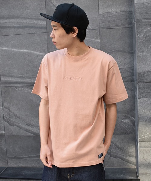 DOUBLE STEAL(ダブルスティール)の「Same Color LOGO TEE(Tシャツ/カットソー・メンズ・ブラック/キャメル/ベージュ/グレー/ホワイト・MEDIUM/X-LARGE/LARGE)」の18枚目の写真