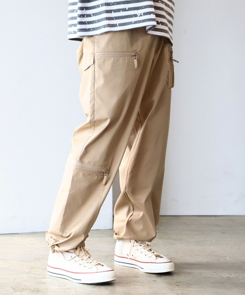 BEAMS（ビームス）の「NULL TOKYO × BEAMS / 別注 Top Gun Pants（その他パンツ・メンズ・ベージュ/ネイビー・SMALL/MEDIUM/LARGE/X-LARGE）」の2枚目の写真