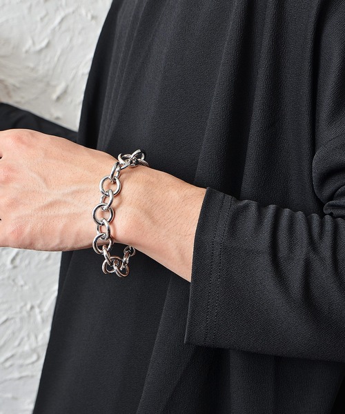 MinoriTY（マイノリティ）の「【Brodiaea】Tバーチェーンブレスレット（ブレスレット・メンズ・シルバー・FREE）」の4枚目の写真