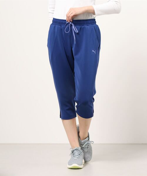 PUMA（プーマ）の「プーマ PUMA トレーニング 3/4 パンツ（その他パンツ・レディース・ブラック/コバルトブルー・M/S/XL/L）」の2枚目の写真