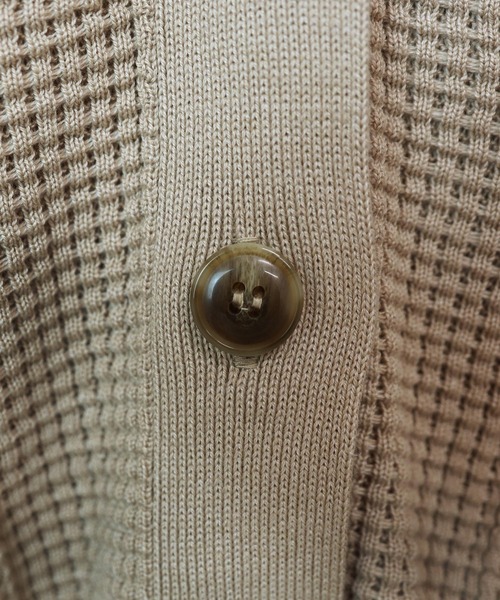 andme（アンドミー）の「ボリューム袖ワッフルニットカーディガン（カーディガン/ボレロ・レディース・ブラック/ベージュ/モカ/アイボリー・M）」の19枚目の写真