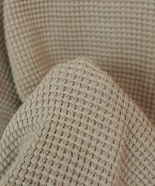 andme（アンドミー）の「ボリューム袖ワッフルニットカーディガン（カーディガン/ボレロ・レディース・ブラック/ベージュ/モカ/アイボリー・M）」の22枚目の写真