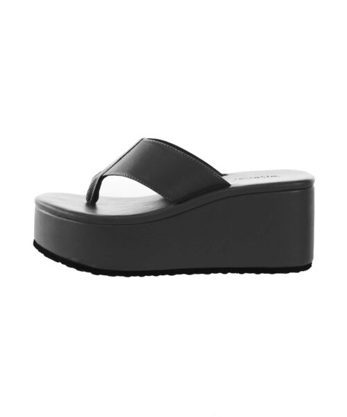 jouetie(ジュエティ)の「プラットフォームビーチサンダル(サンダル・レディース・アイボリー/ブラック/パープル・M/L)」の15枚目の写真