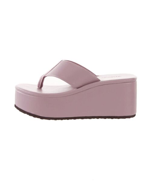 jouetie(ジュエティ)の「プラットフォームビーチサンダル(サンダル・レディース・アイボリー/ブラック/パープル・M/L)」の13枚目の写真