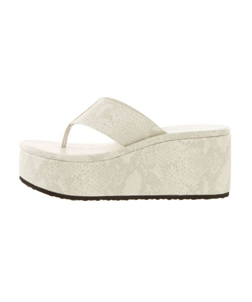 jouetie(ジュエティ)の「プラットフォームビーチサンダル(サンダル・レディース・アイボリー/ブラック/パープル・M/L)」の18枚目の写真