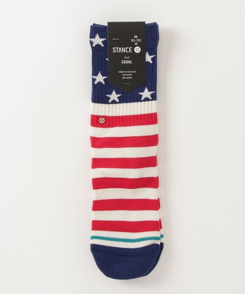 STANCE（スタンス）の「STANCE/スタンス キッズソックス THE FOURTH ST K526A20FSK（ソックス/靴下・キッズ・ホワイト・L/M）」の2枚目の写真