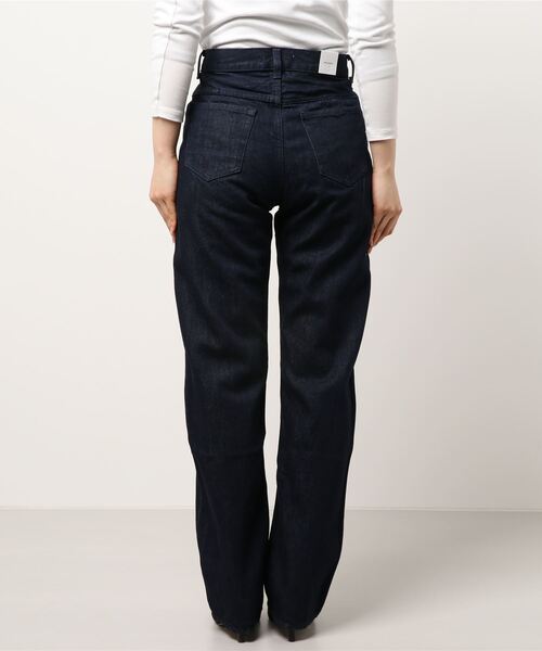 MOUSSY（マウジー）の「HW JEANE TAPERED（デニムパンツ・レディース・ワンウォッシュ/ライトブルー・0/1/2）」の4枚目の写真