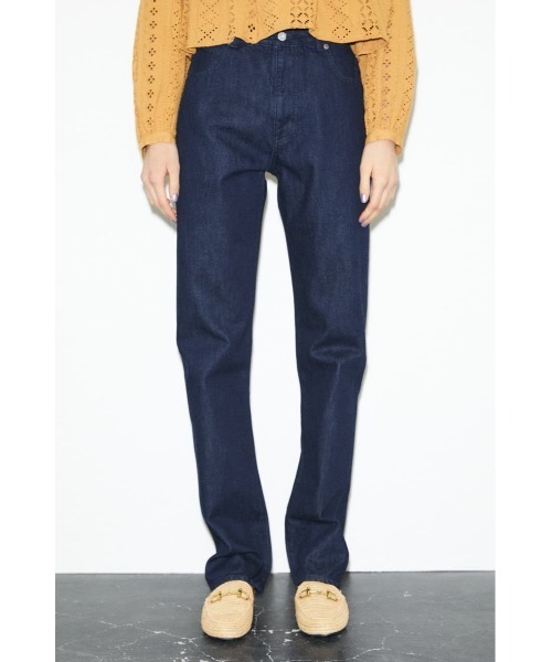 MOUSSY（マウジー）の「HW JEANE TAPERED（デニムパンツ・レディース・ワンウォッシュ/ライトブルー・0/1/2）」の10枚目の写真