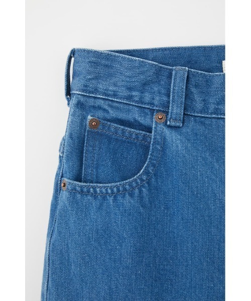 MOUSSY（マウジー）の「HW JEANE TAPERED（デニムパンツ・レディース・ワンウォッシュ/ライトブルー・0/1/2）」の21枚目の写真