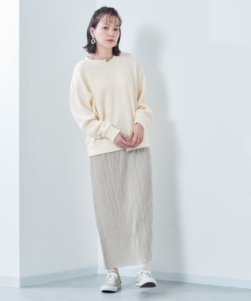 cepo(セポ)の「ワッフルキリカエロンTee(Tシャツ/カットソー・レディース・チャコールグレー/ミント/オフホワイト・M)」の12枚目の写真