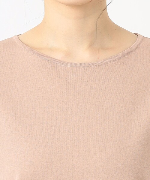 J.PRESS(ジェイプレス)の「【洗える】レーヨンストレッチバックボタン ニット(ニット/セーター・レディース・ホワイト系1/ブラウン系/ブラウン系1/サックスブルー系/イエロー系/ピンク系・MEDIUM/LARGE)」の13枚目の写真