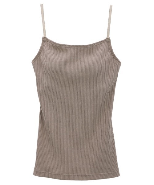 SHIROHATO（シロハト）の「カップ付きバックオープンブラトップ【藤井明子さん監修】キャミソール（キャミソール・レディース・ブラック/クリーム/ベージュ/ブラウン・MEDIUM/LARGE/X-SMALL/X-LARGE/SMALL）」の3枚目の写真