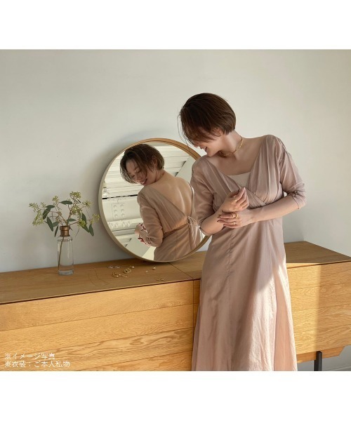 SHIROHATO（シロハト）の「カップ付きバックオープンブラトップ【藤井明子さん監修】キャミソール（キャミソール・レディース・ブラック/クリーム/ベージュ/ブラウン・MEDIUM/LARGE/X-SMALL/X-LARGE/SMALL）」の13枚目の写真