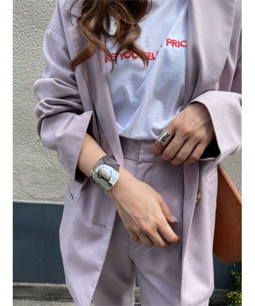 SLY（スライ）の「TRIBE METAL BANGLE メタル バングル（バングル/リストバンド・レディース・シルバー/ゴールド・FREE）」の4枚目の写真