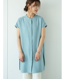 フレンチスリーブ比翼チュニック＊