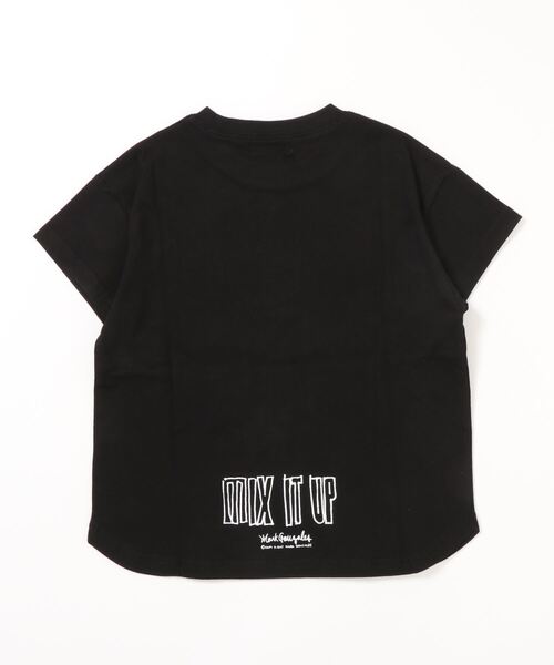 Mark Gonzales（マーク・ゴンザレス）の「MIX IT UP  ラウンドBIGTシャツ（Tシャツ/カットソー・キッズ・グレー/ブラック・M/L/S）」の3枚目の写真