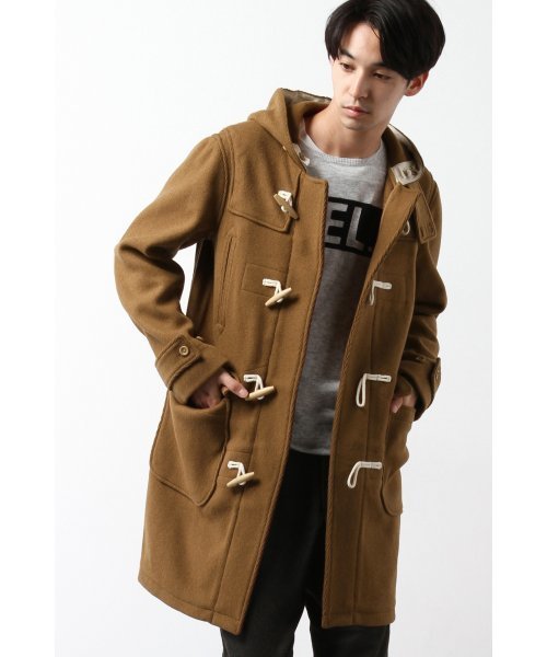 ivory court(アイボリーコート)の「◆ヘリンメルトンロングダッフルコート(ダッフルコート・メンズ・ネイビー/キャメル・36/38/40)」の2枚目の写真