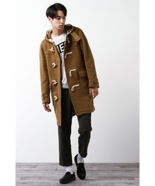 ivory court(アイボリーコート)の「◆ヘリンメルトンロングダッフルコート(ダッフルコート・メンズ・ネイビー/キャメル・36/38/40)」の7枚目の写真