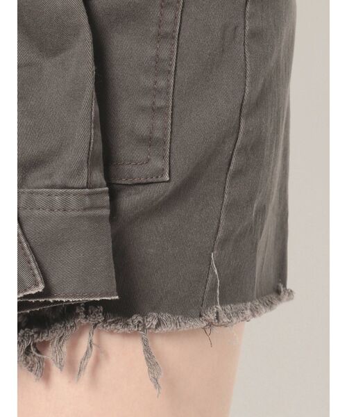 GYDA(ジェイダ)の「ウエストマークアシンメトリースカートライクショーパン(スカート・レディース・チャコールグレー/ベージュ・FREE)」の19枚目の写真