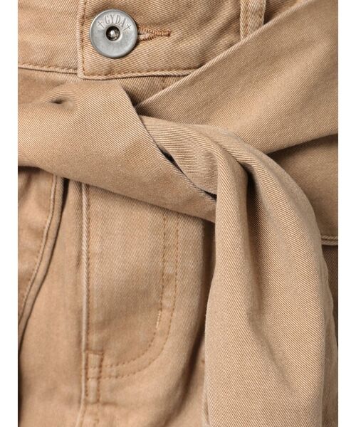 GYDA(ジェイダ)の「ウエストマークアシンメトリースカートライクショーパン(スカート・レディース・チャコールグレー/ベージュ・FREE)」の20枚目の写真