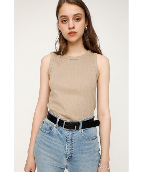 SLY(スライ)の「GEOMETRY BUCKLE BELT/ベルト(ベルト・レディース・ブラック/ブラウン・FREE)」の5枚目の写真