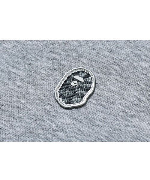 A BATHING APE（アベイシングエイプ）の「DOUBLE KNIT RELAXED PULLOVER HOODIE M（パーカー・メンズ・ブラック/グレー・XX-LARGE/X-LARGE/LARGE/SMALL/MEDIUM）」の7枚目の写真