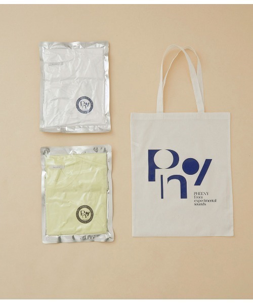 PHEENY（フィーニー）の「【PHEENY】別注パックTee（Tシャツ/カットソー・レディース・ホワイト/ライトグリーン・FREE）」の21枚目の写真