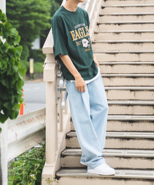 WEGO(ウィゴー)の「WEGO/SKATERSデニムパンツ(デニムパンツ・メンズ・スカイブルー/コバルトブルー・SMALL/MEDIUM/LARGE)」の3枚目の写真