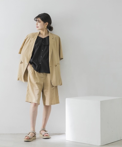 「URBAN RESEARCH」 ノースリーブブラウス FREE ベージュ レディース URBAN RESEARCH 「URBAN RESEARCH」 ノースリーブブラウス FREE
