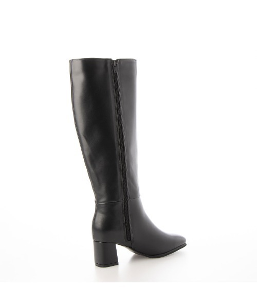 EVOL（イーボル）の「【EVOL】シンプルフェイクレザーロングブーツ IR9669（ブーツ・レディース・ブラック/ベージュ/ブラウン・22.5cm/23.5cm/24.5cm/23.0cm/24.0cm/25.0cm）」の10枚目の写真