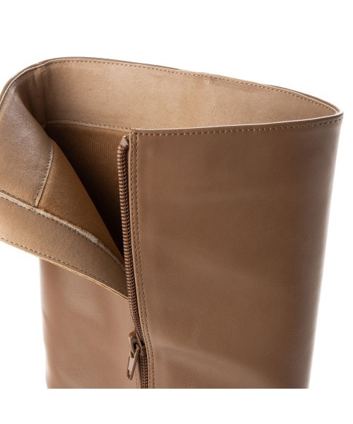 EVOL（イーボル）の「【EVOL】シンプルフェイクレザーロングブーツ IR9669（ブーツ・レディース・ブラック/ベージュ/ブラウン・22.5cm/23.5cm/24.5cm/23.0cm/24.0cm/25.0cm）」の15枚目の写真