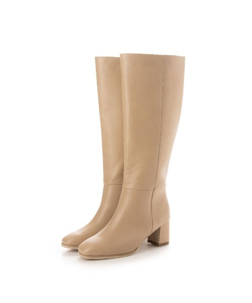 EVOL（イーボル）の「【EVOL】シンプルフェイクレザーロングブーツ IR9669（ブーツ・レディース・ブラック/ベージュ/ブラウン・22.5cm/23.5cm/24.5cm/23.0cm/24.0cm/25.0cm）」の16枚目の写真