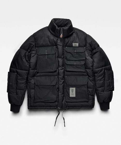 G-STAR（ジースター）の「FIELD PUFFER JACKET PM/中綿/サステナブル（ダウンジャケット/コート・メンズ・グレー/ダークブラック・X-LARGE/SMALL/MEDIUM/X-SMALL/LARGE）」の14枚目の写真