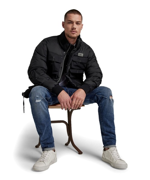 G-STAR（ジースター）の「FIELD PUFFER JACKET PM/中綿/サステナブル（ダウンジャケット/コート・メンズ・グレー/ダークブラック・X-LARGE/SMALL/MEDIUM/X-SMALL/LARGE）」の10枚目の写真