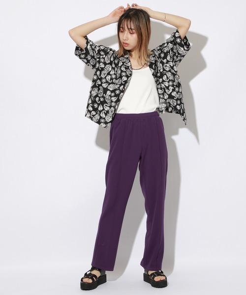 PBLIM（ページボーイリム）の「【PAGEBOYLIM】ペイズリーショートシャツ【WEB限定アイテム】（シャツ/ブラウス・レディース・ホワイト系その他/ブラック系その他・MEDIUM/LARGE）」の16枚目の写真