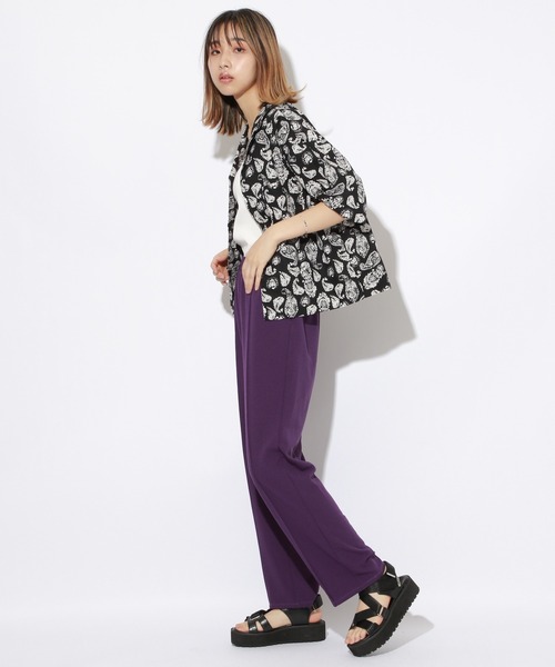 PBLIM（ページボーイリム）の「【PAGEBOYLIM】ペイズリーショートシャツ【WEB限定アイテム】（シャツ/ブラウス・レディース・ホワイト系その他/ブラック系その他・MEDIUM/LARGE）」の17枚目の写真