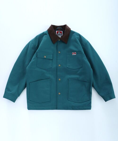 BEN DAVIS(ベンデイビス)の「【 BEN DAVIS ( ベンデイビス )】COVERALL/ カバーオール(カバーオール・メンズ・エメラルド/ブラック/キャメル/ブルーグレー・MEDIUM/LARGE)」の4枚目の写真