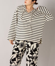 NOLLEY’S | ボーダーメキシカンパーカー(パーカー)