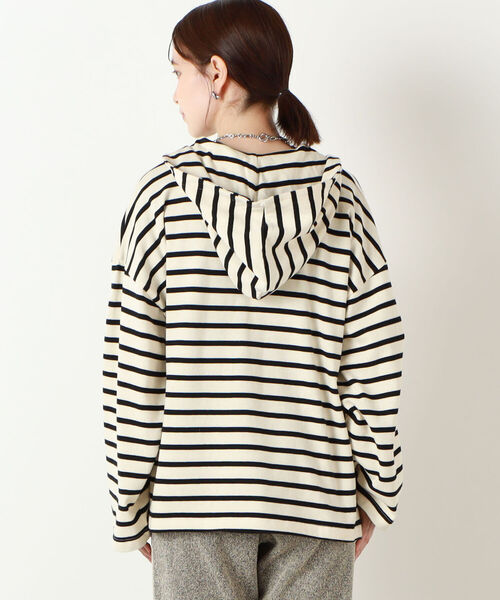 NOLLEY’S（ノーリーズ）の「ボーダーメキシカンパーカー（パーカー・レディース・ブラック系その他3/ブルー系その他3・FREE）」の13枚目の写真