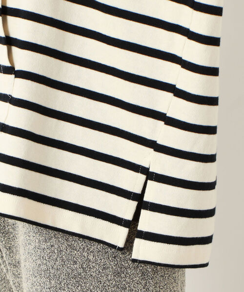 NOLLEY’S（ノーリーズ）の「ボーダーメキシカンパーカー（パーカー・レディース・ブラック系その他3/ブルー系その他3・FREE）」の5枚目の写真